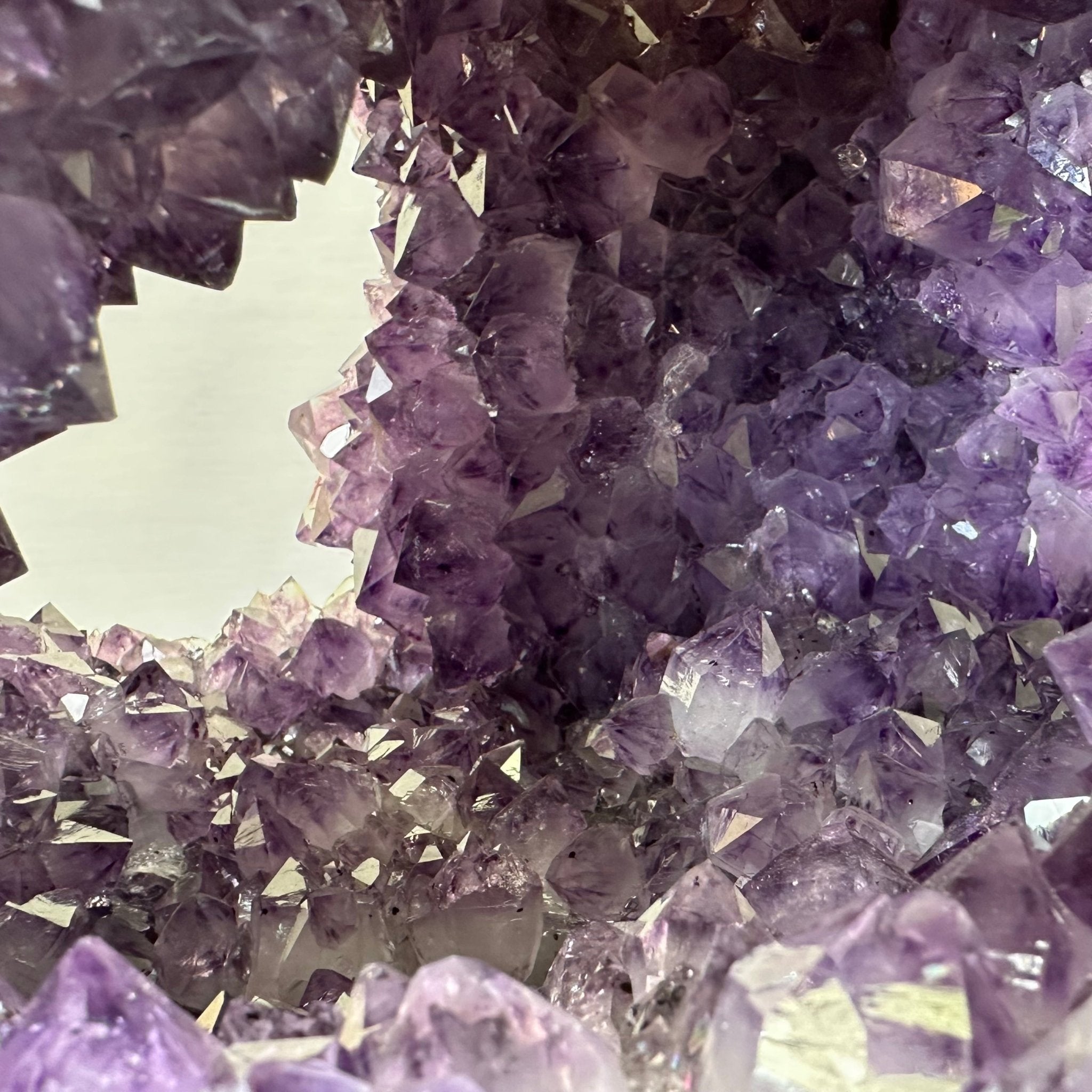 Unique Amethyst Cluster of 4 Cathedrals on a Rotating Stand, 125.7 lbs & 29.8" Tall #5492 - 0036 - Brazil GemsBrazil GemsUnique Amethyst Cluster of 4 Cathedrals on a Rotating Stand, 125.7 lbs & 29.8" Tall #5492 - 0036Clusters on Rotating Bases5492 - 0036