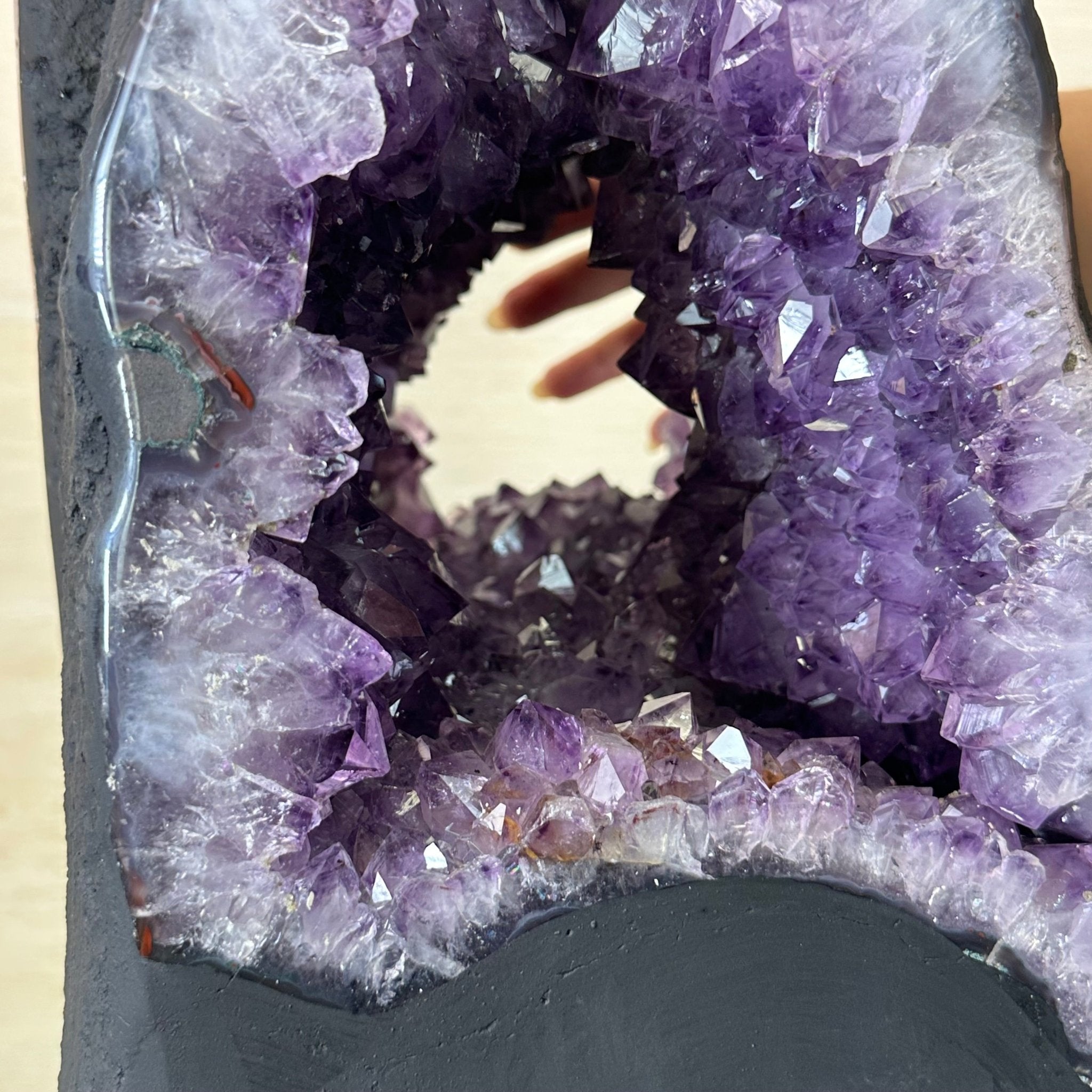Unique Amethyst Cluster of 4 Cathedrals on a Rotating Stand, 125.7 lbs & 29.8" Tall #5492 - 0036 - Brazil GemsBrazil GemsUnique Amethyst Cluster of 4 Cathedrals on a Rotating Stand, 125.7 lbs & 29.8" Tall #5492 - 0036Clusters on Rotating Bases5492 - 0036