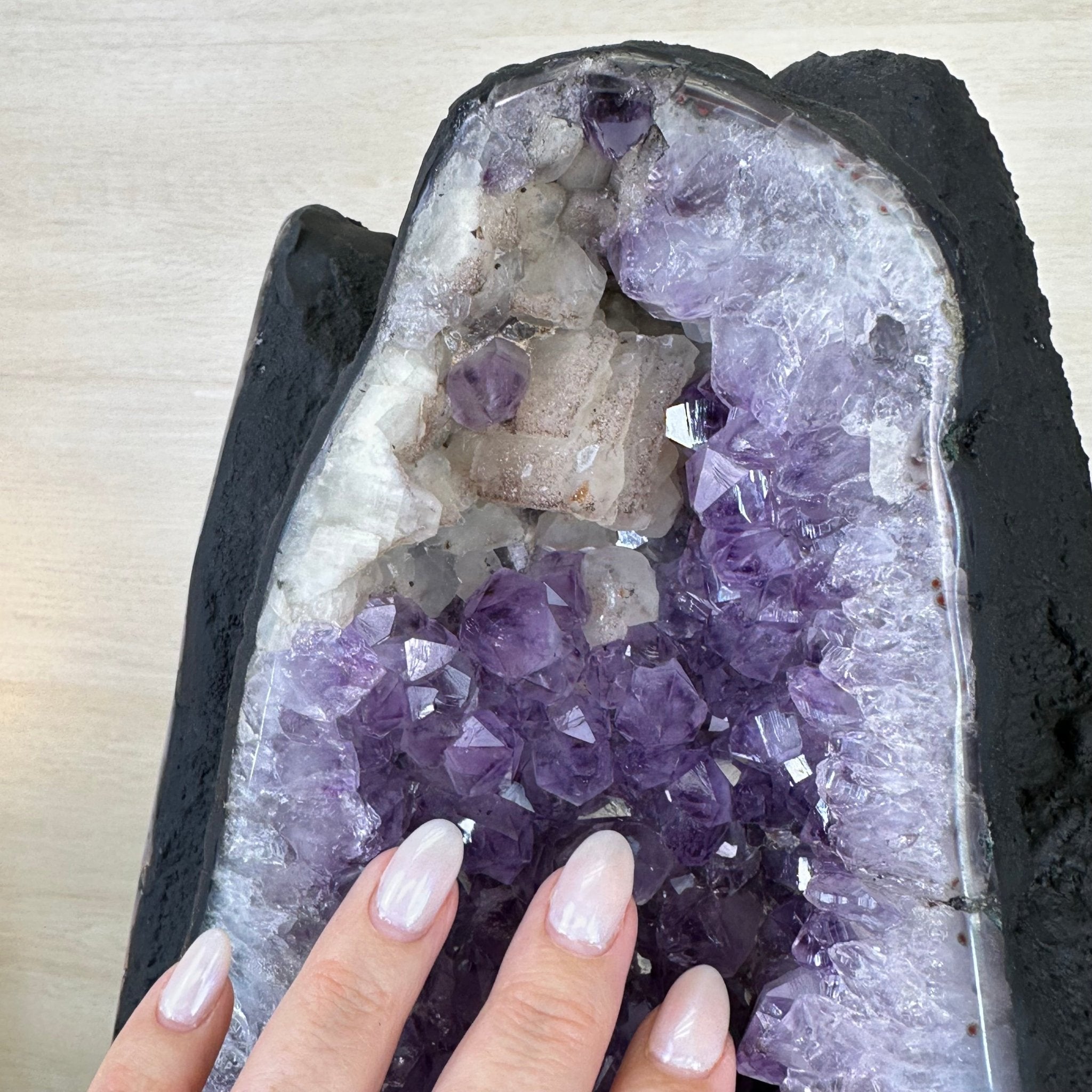 Unique Amethyst Cluster of 4 Cathedrals on a Rotating Stand, 125.7 lbs & 29.8" Tall #5492 - 0036 - Brazil GemsBrazil GemsUnique Amethyst Cluster of 4 Cathedrals on a Rotating Stand, 125.7 lbs & 29.8" Tall #5492 - 0036Clusters on Rotating Bases5492 - 0036