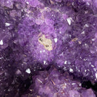 a close up of the Extra Quality Brazilian Amethyst Cathedral, 14.6” tall & 43.1 lbs 